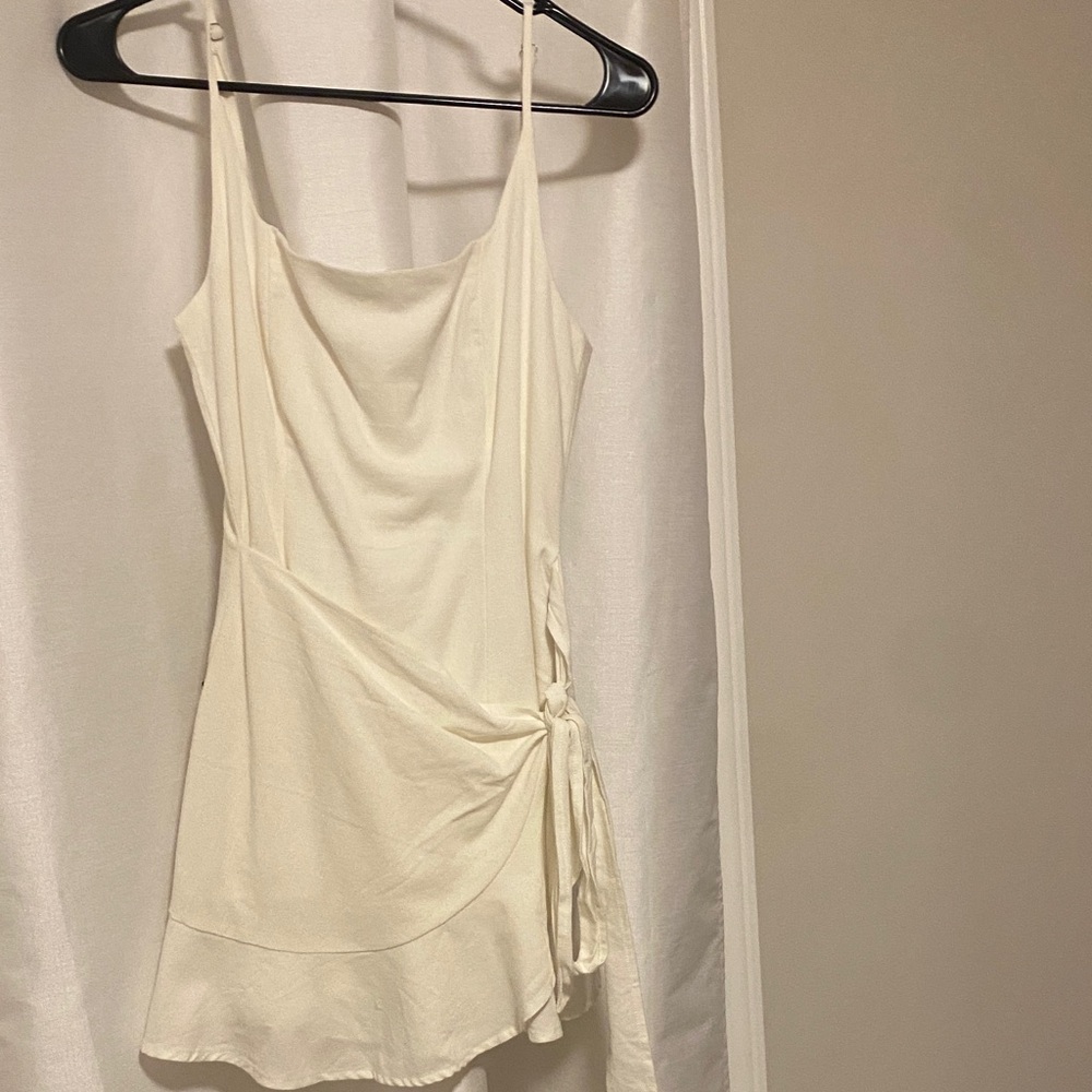 Princess Polly Cream Cowl Neck Midi Dress